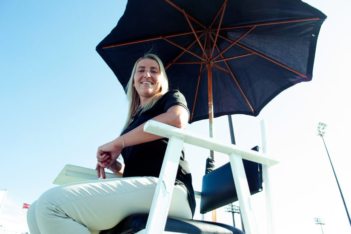 Aurélie Tourte arbitre de chaise